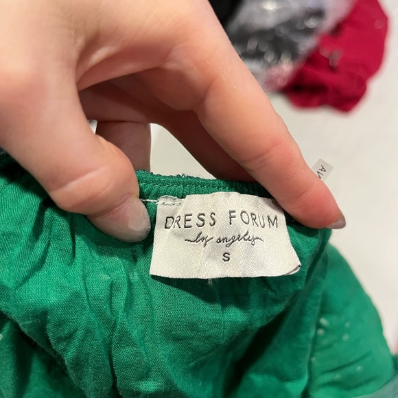 Dress Forum Green Eyelet Dress - Picture 5 of 5